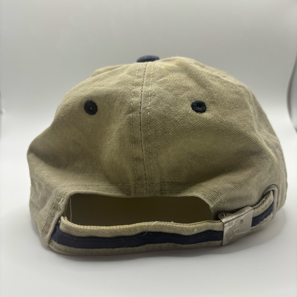 Key West Florida Embroidered Beige & Blue Men’s Cap w/ Adjustable Strap - Picture 3 of 8